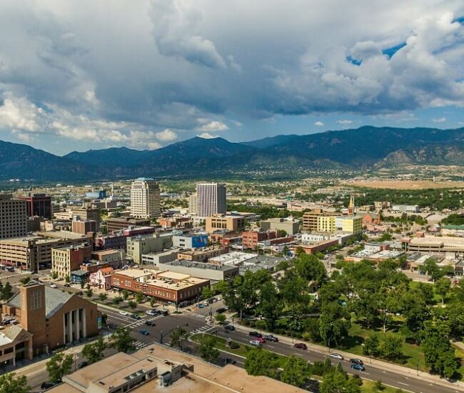 Colorado Springs Downtown View Colorado Springs Downtown View