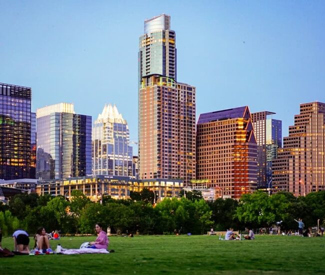 Evening in Austin Texas Evening in Austin Texas