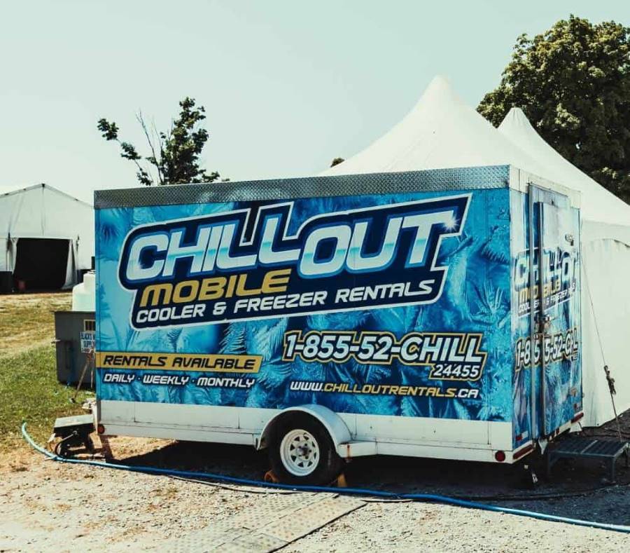 Chill Out Rentals Cooler Freezer Trailer